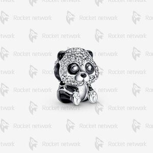 Pandora Sparkling Cute Panda Charm|Pendant